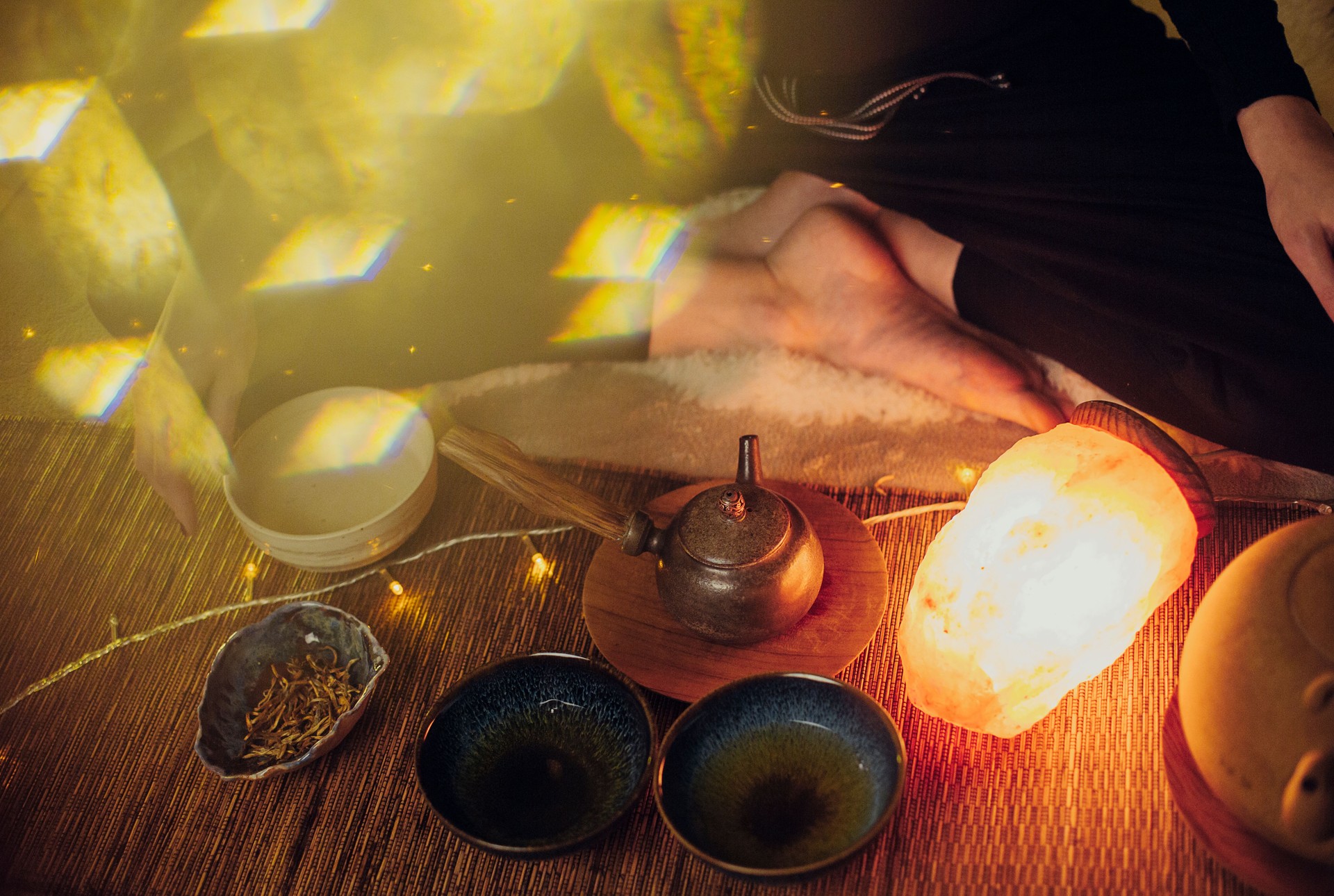 Woman making tea ceremony